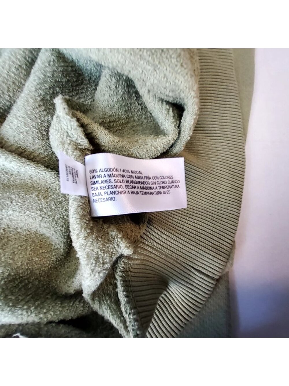 Universal Thread Womens Sage Green Pullover Sweatshirt Cotton Modal Blend Size L - Picture 10 of 12